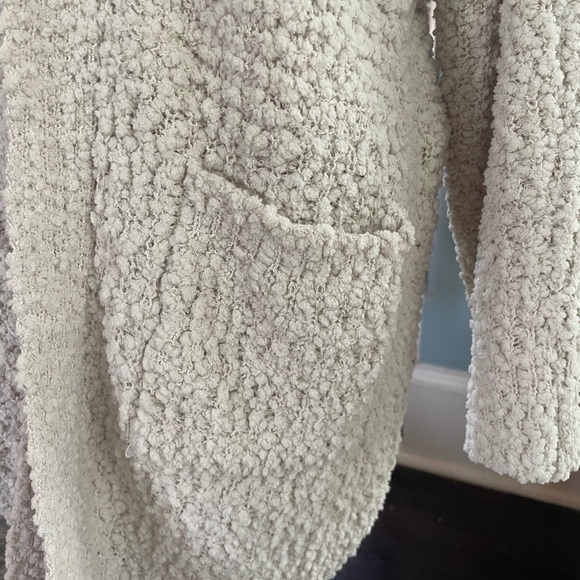 Women’s Open Front Off White Cozy Cardigan | Size L - Picture 3 of 5